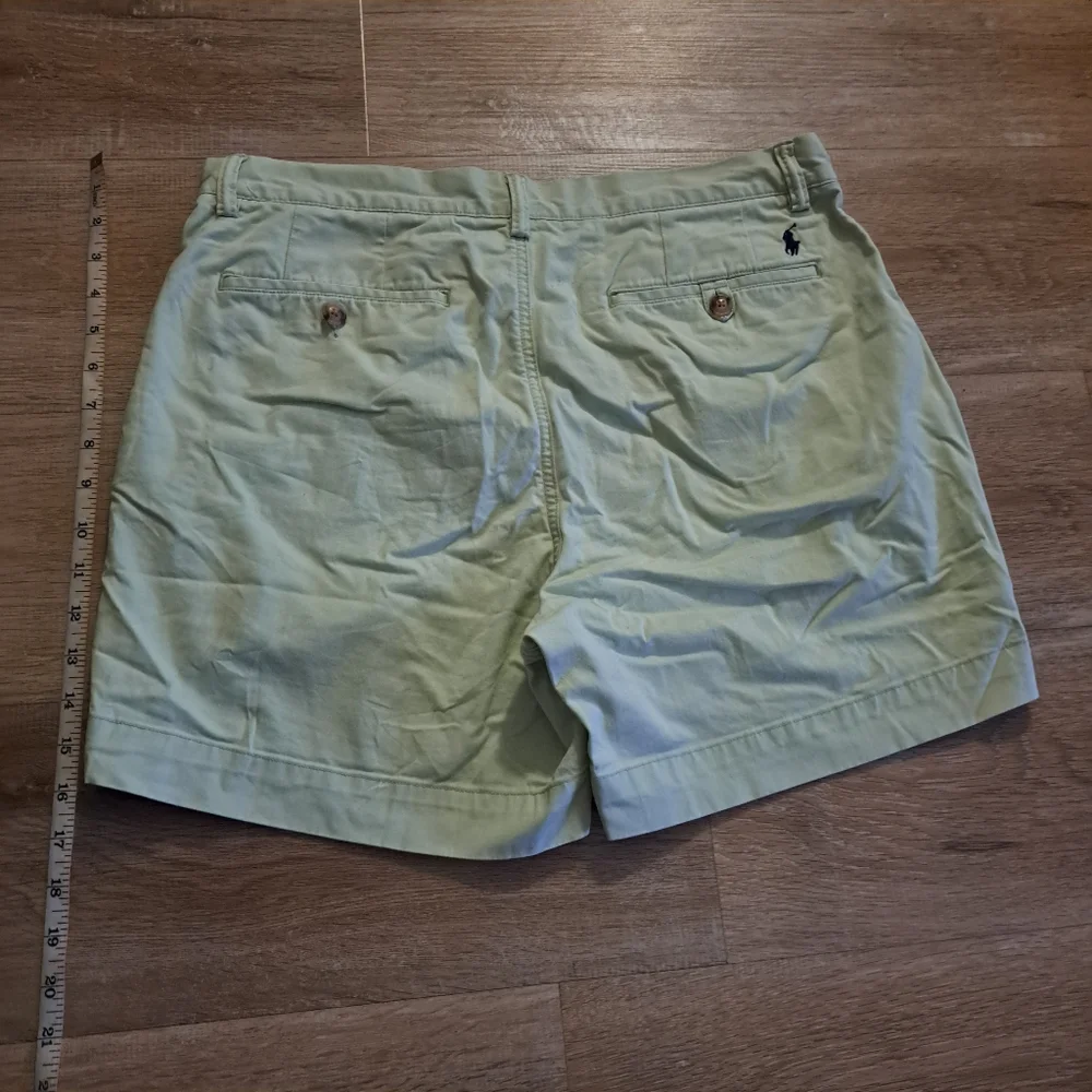 Polo by Ralph Lauren Mint Green Cotton Chino Men's Shorts Size 33